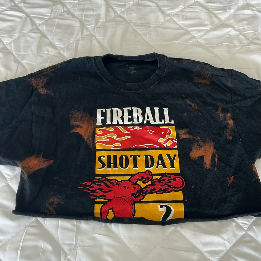 Fireball cropped t shirt
